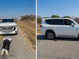Fake mbinga (46) caught and arrested while smuggling stolen R2.2 million Toyota Land Cruiser ZX to Zimbabwe