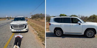 Fake mbinga (46) caught and arrested while smuggling stolen R2.2 million Toyota Land Cruiser ZX to Zimbabwe