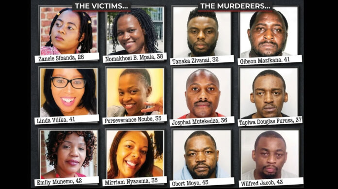 Zimbabwean murderers in UK and their victims