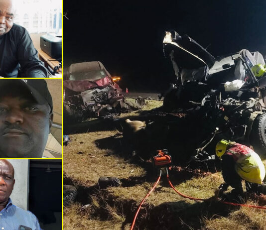 FULL DETAILS: Highlanders Football Club chairman, his deputy, treasurer and 1 woman die in deadly highway accident