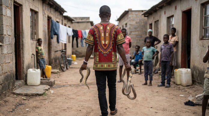 mutare teenage sangoma carrying snakes