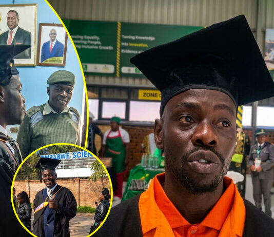 Prison bosses stunned as inmate graduates with UZ Upper Second Class Biological Sciences Degree