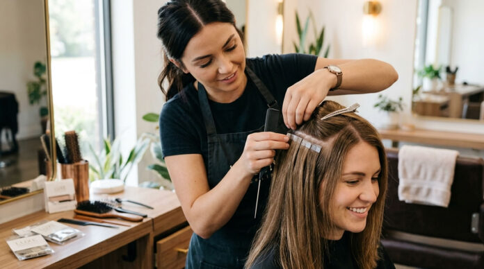 Tape-In Hair Extensions - Modern Hair Enhancement Techniques