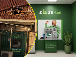 Armed robbers hit ZB Bank AGAIN and flee with lots of cash after shooting Fawcett security guard in the chest