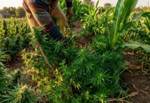 Police shocked after accidentally bumping into a man’s massive garden of mbanje while investigating a theft case