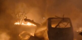 25 people killed as kombi bursts into flames after colliding with haulage truck along Harare-Masvingo road (VIDEO)