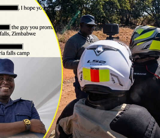 Zimbabwe Traffic Police Officer in hot soup for demanding an iPhone from a tourist during US$30 fine negotiation (VIDEO)