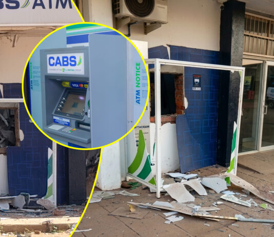 Another ATM bombed the South Africa-style: Robbers blow up CABS ATM and flee with cash