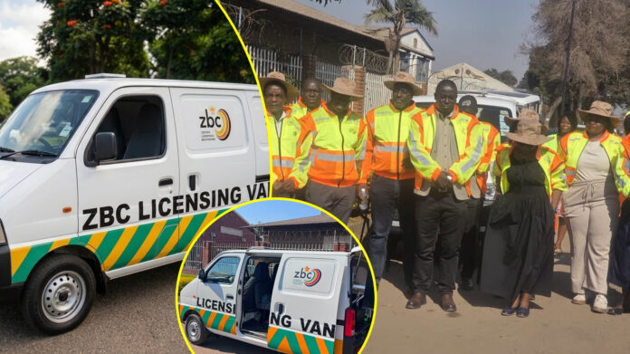 ZBC licensing van and licence inspectors
