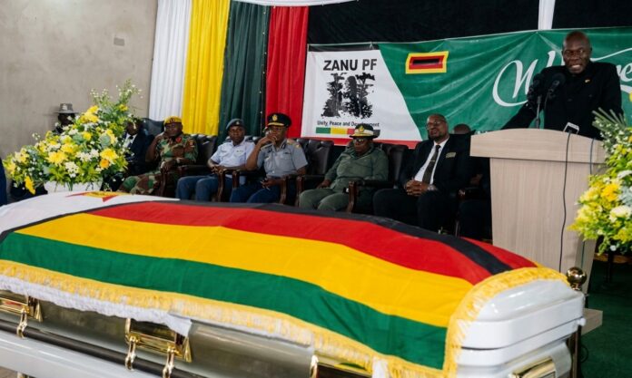 Zanu PF funeral burial coffin dies