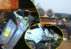 2 Inter Africa buses in horror accidents hours apart: Head-on crash with Honda Fit kills 4, another overturns (SEE PICS)