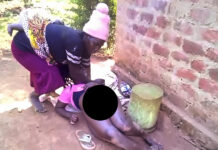Drama as angry mother-in-law strips mukwasha’s small house naked and exposes her stonyie… Video goes viral