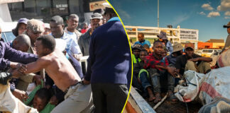 Municipal workers and police officers injured as vendors fight back with massive violence (VIDEO)