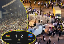 How police killed another Warriors football fan at National Sports Stadium as DRC beats Zimbabwe 2-1