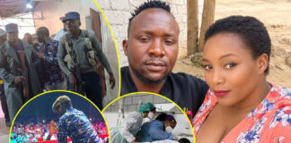 Wife roasts sleeping hubby’s balls with cooking oil as video of him cheating with girlfriend at Macheso’s show goes viral